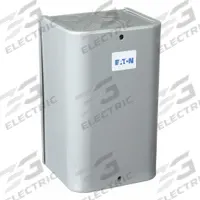 EATON Definite Purpose Contactor: 3 Poles, 480V AC, 25 A, Non-Reversing (MPN C25DGD325C). Key specifications — Brand: EATON; Coil Voltage: 480V AC; Contactor Style: HVACR Definite Purpose Contactor; Frame Size: D; Terminal Connection Type: Quick-Disconnect Terminals; Maximum Voltage Rating: 690V AC; Series: C25 Series; Phase: Three.