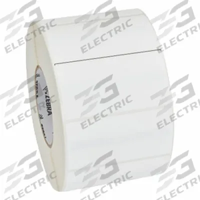 ZEBRA Barcode Printer Labels: 4 in Label Wd, 2 in Label Ht, White, 3 in Core Dia. - Industrial Direct Thermal Labels
