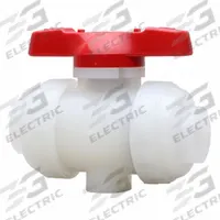 ASAHI Manual Two-Way Ball Valve: 1 1/4 in, PVDF, 150 psi Max. Pressure (CWP), Full Port Ball Port (MPN 1627012). Key specifications — Brand: ASAHI; Handle: Tee.
