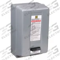 SQUARE D Definite Purpose Magnetic Motor Starter: Non-Reversing, 3 Poles, 25 A, 480V AC Coil (MPN 8911DPSG23V06). Key specifications — Brand: SQUARE D; Thermal Units Required: 3 Thermal Units Required (Not Included).