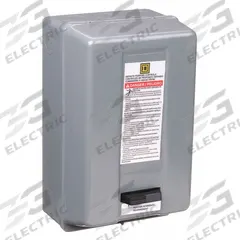 SQUARE D Definite Purpose Magnetic Motor Starter: Non-Reversing, 3 Poles, 25 A, 480V AC Coil (MPN 8911DPSG23V06). Key specifications — Brand: SQUARE D; Thermal Units Required: 3 Thermal Units Required (Not Included).