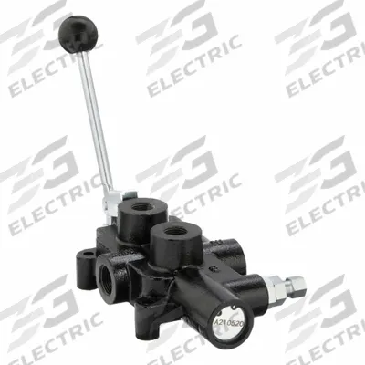 CHIEF Hydraulic Directional Valve: Four-Way / Three Positions, Tandem Center - Manual Spool Monoblock Valves