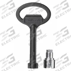 HOFFMAN Keylock Insert: Lock Enclosure, Steel (MPN CLKDBM3). Key specifications — Finish: Chrome Plated; Brand: HOFFMAN; Accessory Type: Lock Insert; Application: Lock Enclosure; Features: Swap Standard Insert to Match Your Other Enclosures; Material: Steel.