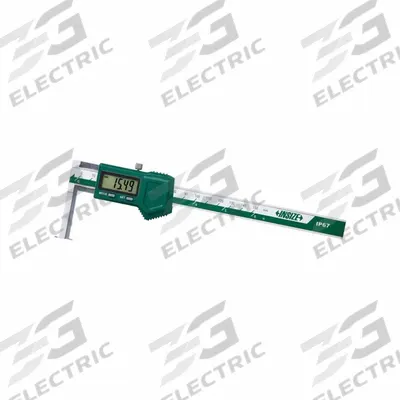 INSIZE Digital Caliper: 14 mm to 150 mm, +/-0.0015in/+/-0.04mm Accuracy, Inside Groove - Digital Calipers for Inside Groove & RTJ Groove Diameters