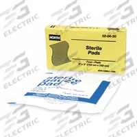 PIP GLOBAL SAFETY Gauze Pad: 3 in Dressing Lg, 3 in Dressing Wd, Gauze, Sterile, 4 PK (MPN 020430). Key specifications — Water Resistance: Waterproof; Unitized: Unitized; Standards: ANSI Z308.1-2009; Manufacturer Part Number: 020430; Product Type: Gauze Pad; Sterility: Sterile; Brand: PIP GLOBAL SAFETY; Fastener Included: Fastener Not Included.