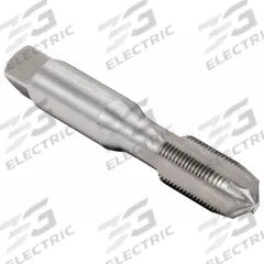 CLEVELAND Straight Flute Tap: 3/8"-24 UNF, H3 / 2B, 4 Flute, Plug Chamfer, LH, High Speed Steel (MPN C60780)