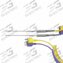 OMEGA Standard Thermocouple Probes: 0°C to 900°C, Type K, 6 in Probe Lg, For Air Media Type (MPN KTSS-HH). Key specifications — Cable Length: 48 in; Manufacturer Part Number: KTSS-HH; Brand: OMEGA.