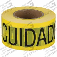 APPROVED VENDOR Barricade Tape: 1,000 ft Lg, 3 in Wd, Caution/Cuidado Legend, Polyethylene (MPN 1N922). Key specifications — Tape Message: Caution/Cuidado; Message Color: Black; Brand: APPROVED VENDOR.