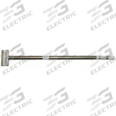 HAKKO Soldering Tip: T15 Series, Spatula, 21.2 mm W, 7.2 mm Lg (MPN T15-1403). Key specifications — Brand: HAKKO; Compatible Handpiece Manufacturer Model Number: FM-2028; Manufacturer Part Number: T15-1403.