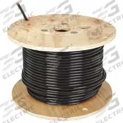 Building Wire: Copper, 2/0 AWG, 1 Conductors, Stranded, Black, 500 ft Lg, THHN (MPN 20506202). Key specifications — Voltage: 600 V; Brand: SOUTHWIRE.