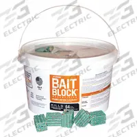 JT EATON Rodenticide: Pail, 4 lb Container Size, Diphacinone, Blocks, 5 1/2 in Overall Ht (MPN 704-PN). Key specifications — Reusable: No; Color: Green; Brand: JT EATON; Container Type: Pail; Form: Blocks; Includes: (64) 1 oz Bait Blocks; Active Ingredients: Diphacinone.