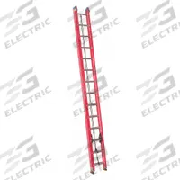 WESTWARD Extension Ladder: 28 ft Ladder Size, Fiberglass, 300 lb Load Capacity, 56 lb Wt, 2 Sections (MPN 44YY49). Key specifications — Color: Red; Brand: WESTWARD; Included Features: Mar-Resistant End Caps; Removable Fly: Fixed.