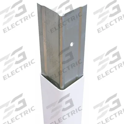 APPROVED VENDOR Corner Guard: Corner Guard, PVC, White, 2 in Leg Wd, 4 ft Overall Ht - PVC Clip-On Corner Guards