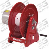 REELCRAFT Arc Welding Cable Reel: 400 A Current (Max), 2 AWG to 2/0 AWG, Hand Crank (MPN CEA30006). Key specifications — attr434681: REELCRAFT; attr434676: CEA30006; attr434704: Single Reel; attr434682: 2/0 AWG:150 ft.