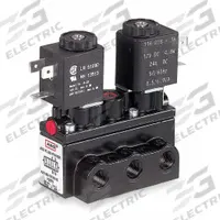 ARO Solenoid Air Control Valve: Alpha, Four-Way / Three-Position, 24V DC, 1/4 in Female NPT, Closed (MPN A312SD-024-D). Key specifications — attr1086925: Closed; attr1092969: Non-Locking; attr1086920: A312SD-024-D; attr1092977: Solenoid Return.