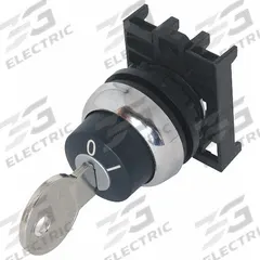 EATON Keyed Selector Switch: 2 Position, 22 mm Panel Mounting Size, Series M22 (MPN M22M-WRS-A1). Key specifications — Manufacturer Part Number: M22M-WRS-A1; Brand: EATON; Switch Action: Maintained/Maintained; Key Removal Position: Left.