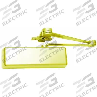 LCN Door Closer: Parallel Mounting Type, Grade 1 - Heavy Duty, Bronze, 10 3/8 in Lg - Parallel Arm-Mount Door Closers