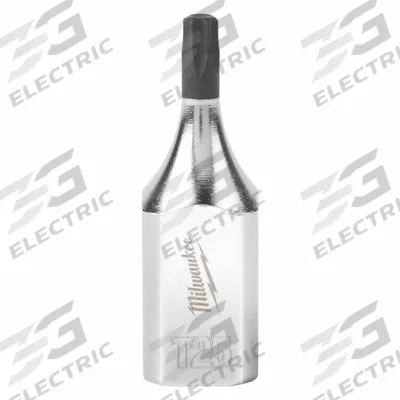MILWAUKEE Socket: 3/8 in Drive Size, Torx Tip, T25 Tip Size, 1 3/4 in Overall Lg - Torx Bit Sockets