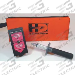 HDE Voltage Detector/Tester: 50 V to 600 V, Audible/Light, CAT IV 600V, No Display (MPN VP-1/K01). Key specifications — IP Rating: Not Rated; Brand: HDE.