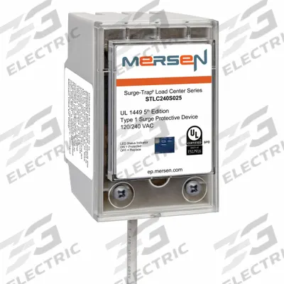 MERSEN Surge Protection Device: 120/240VAC Split, 1000V (L-L)/600V (L-N), 240/120 V - Residential Whole House External-Mount SPDs