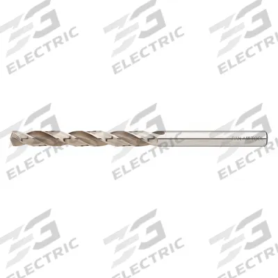 PAN AMERICAN TOOL Double Margin Drill: #16, 135° Split Point, Straw/Bronze Cobalt - Precision Cobalt Jobber-Length Drill Bits