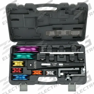 BLACKMAX Ratcheting Tubing Bender Set: Calibrated Angle Markings from 0 to 90 Degrees - Tube Bending Sets