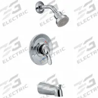 CLEVELAND FAUCET GROUP Shower Faucet: Cornerstone™, 1.75 gpm Fixed Showerhead Flow Rate, Chrome (MPN 40311CGR). Key specifications — Series: Cornerstone™; Showerhead Spray Patterns: Single.