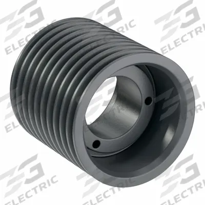 APPROVED VENDOR V-Belt Pulley: 3V500, 10 Groove, 5 in OD, Bushed Bore, SK - Bushed-Bore Cast-Iron Wedge V-Belt Pulleys