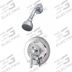 SYMMONS Shower Faucet: Temptrol® Commercial Shower System, 2 gpm Fixed Showerhead Flow Rate, Plastic (MPN S-96-1-L-X-2.0). Key specifications — Showerhead Material: Plastic; Series: Temptrol® Commercial Shower System.
