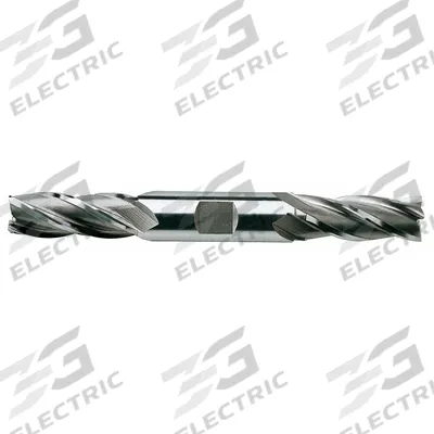YG-1 Square End Mill: High Speed Steel, TiN Coated, Double End, 4 Flute, 3/16" Mill Dia - Double-End High-Speed Steel Square End Mills
