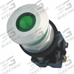 EATON Mushroom Head Push Button: Illuminated, Mushroom Head Profile, Metallic, 30 mm, 1NO (MPN HT8FBGAF7). Key specifications — Brand: EATON; Action: Maintained/Maintained; Series: HT800; Push Button Material Type: Metallic.