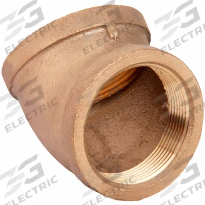 APPROVED VENDOR Metal Pipe Elbow: 45° Elbow, 2 in x 2 in - Low-Pressure Threaded Pipe Fittings
