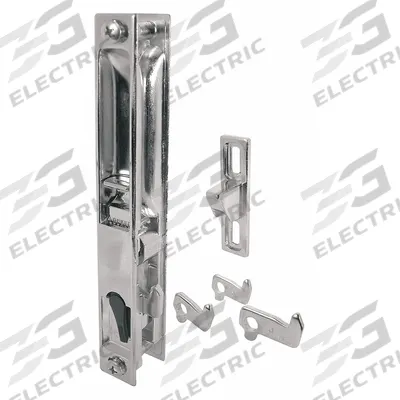 PRIME-LINE Sliding Door Lock: 1 1/8 in Lg, 7/8 in Wd - Recessed Handles for Sliding Doors