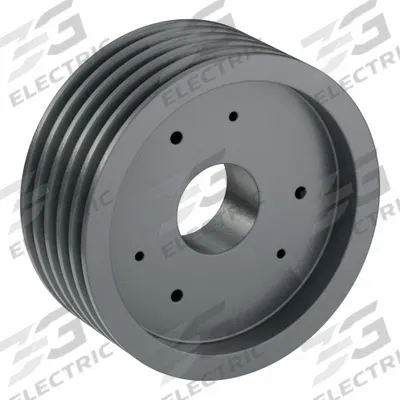 APPROVED VENDOR V-Belt Pulley: B94, 5 Groove, 9.75 in OD, Bushed Bore, SF - Bushed-Bore Cast-Iron V-Belt Pulleys