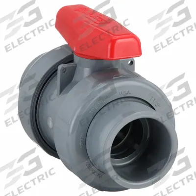 SPEARS Manual Two-Way Ball Valve: 1 1/2 in, CPVC, Straight, 235 psi Max. Pressure (CWP) - CPVC Ball Valves
