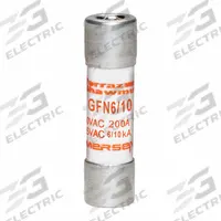 MERSEN Fuse: GFN Series, Midget, Time-Delay, 600 mA, 250 V AC, 13/32 in x 1 1/2 in, Indicating (MPN GFN6/10). Key specifications — Series: GFN; Brand: MERSEN.