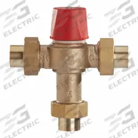 WATTS Thermostatic Mixing Valve: 3/4 in Inlet Connection Size, 3/4 in Outlet Connection Size, Brass (MPN 3/4 LF 1170-US). Key specifications — Includes: Integral Filter Washers; Brand: WATTS.