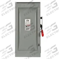SIEMENS Safety Switch: Fusible, 60 A, Three Phase, 600V AC, Galvanized Steel, Indoor/Outdoor (MPN HF362RL). Key specifications — Brand: SIEMENS.