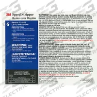 TOLCO Secondary Bottle Label: 11 in Ht, 8 1/2 in Wd, 3M Speed Stripper Read-to-Use 6, 12 PK (MPN 340406). Key specifications — Legend: 3M Speed Stripper Read-to-Use 6; Brand: TOLCO; Product Type: Secondary Bottle Label.