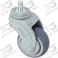 APPROVED VENDOR Stem Caster: Swivel, No Brake, 3 in Wheel Dia., 1 1/4 in Wheel Wd, Polyolefin, Gray (MPN P17S-RP030K-SG5). Key specifications — attr1111099: APPROVED VENDOR; attr1111095: Gray; attr1113760: Gray; attr1176855: Swivel.