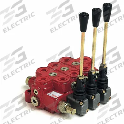 BUCHER HYDRAULICS Lever Operated Sectional Valve: Four-Way / Three Positions - Manual Spool Monoblock Valves