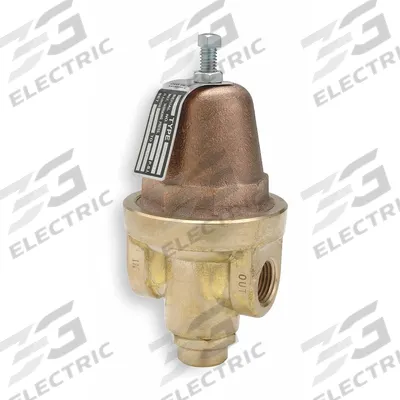 CASH VALVE Pressure Regulator: FNPT x FNPT, 1/4 in x 1/4 in, Brass, 60 psi to 125 psi - Brass General Purpose Pressure Regulators