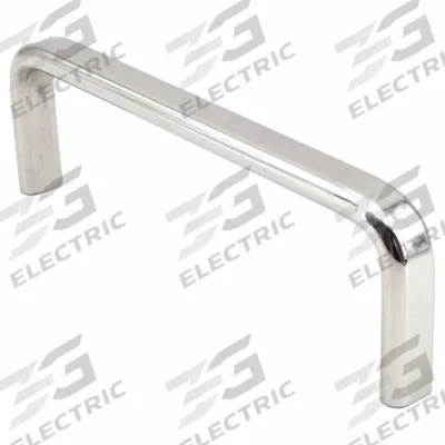 SUGATSUNE Pull Handle: Threaded Holes, Stainless Steel, Silver, M5 Screw Size - Standard Pull Handles