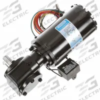 LEESON AC Gearmotor: Right Angle, Single Output Shaft, PSC, TENV, 85 RPM, 24 in-lb Max Torque, 20:1 (MPN M1125083.00). Key specifications — Brand: LEESON; Full Load Current: 0.90/0.45 A.