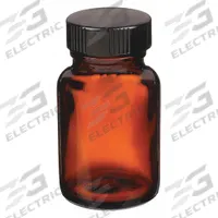 KIMBLE Packaging Bottle: 60 mL, Closure Material: Phenolic – Closure Liner Material: Pulp/Vinyl Cap (MPN 5220233V-21). Key specifications — attr1370671: KIMBLE; attr1370712: No; attr1370699: None; attr1370703: Amber; attr1370700: 33-400 mm.