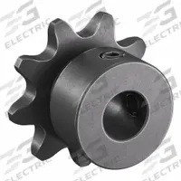 TSUBAKI Single Strand Sprocket: 35, For 3/8 in Chain Pitch, 3/8 in Bore Dia, 9 Teeth, Steel (MPN 35B9F-3/8). Key specifications — Brand: TSUBAKI.