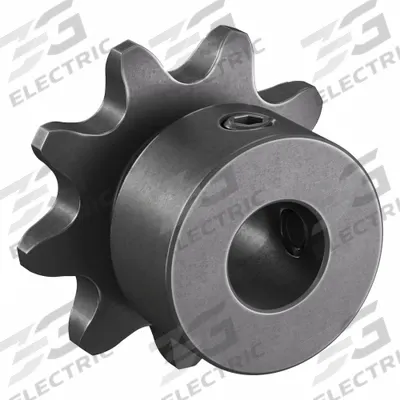 TSUBAKI Single Strand Sprocket: 35, For 3/8 in Chain Pitch, 3/8 in Bore Dia, 9 Teeth - Size 35 Fixed-Bore Roller Chain Sprockets