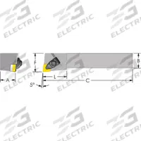 ULTRA-DEX USA Indexable Turning and Profiling Tool Holder: DCLNR 12-4B (MPN 974-000-004). Key specifications — attr257703: DCLNR 12-4B.
