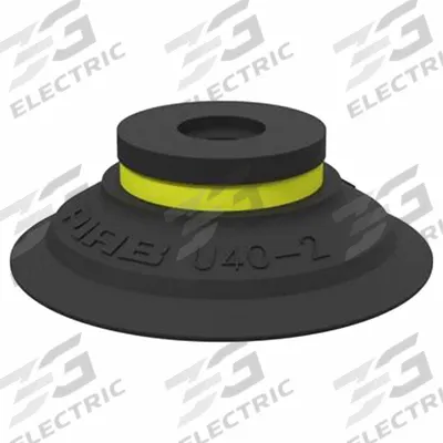 PIAB Vacuum Pad: w/o Adapter, 27 mm Pad Dia, Thermoplastic Elastomer, 81A, White - Bellows Type Electronics Industry Vacuum Pads
