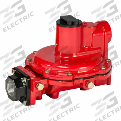 FISHER LPG Pressure Regulator: Lever-Acting Gas, 2,100,000 BtuH Gas Capacity, Aluminum - Lever-Acting Gas Pressure Regulators